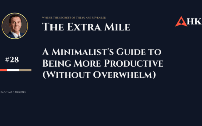 A Minimalist’s Guide to Being More Productive (Without Overwhelm)