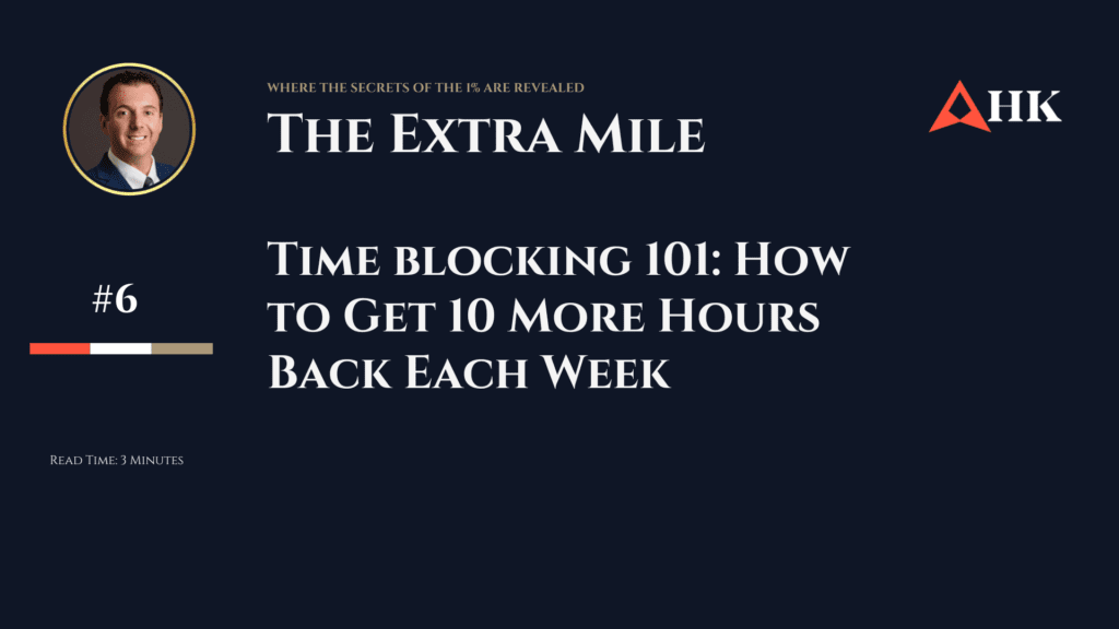 time blocking