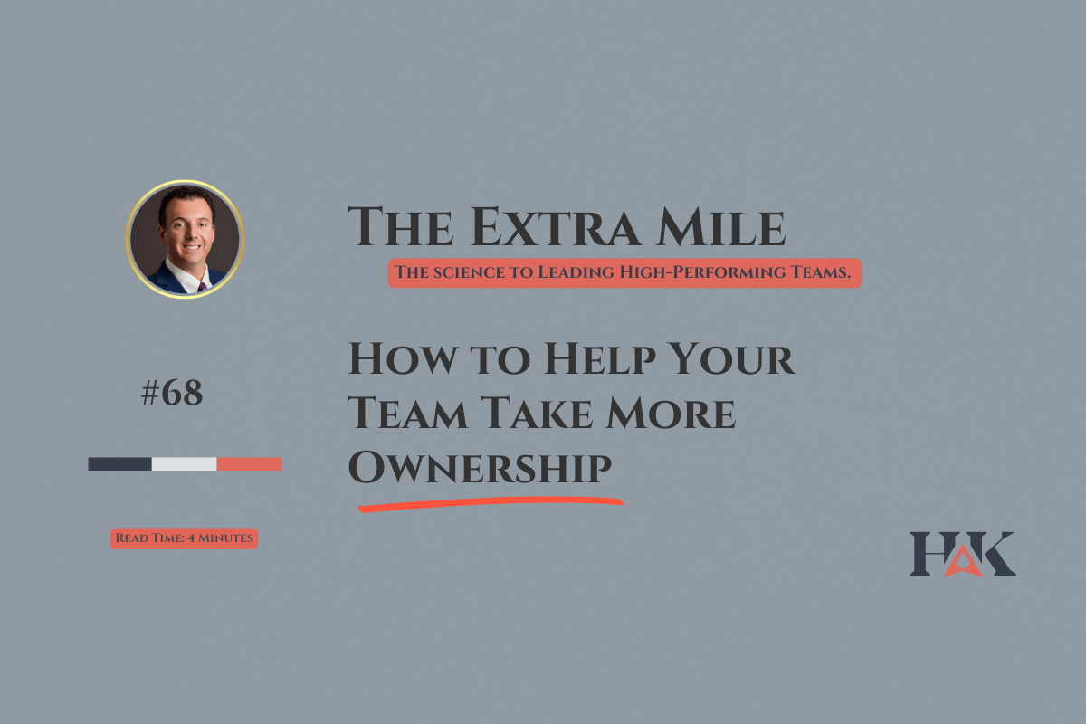 How to Help Your Team Take More Ownership