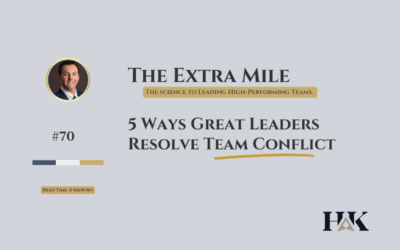 5 Ways Great Leaders Resolve Team Conflict